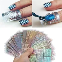 Set of adhesive stickers for nails
