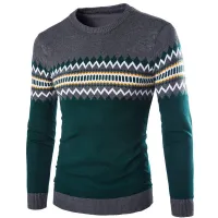 Men's sweater Damiar - green