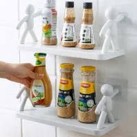 Universal boreless wall shelf in the shape of a figure