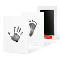 Plate for child's hand or footprint - multiple colours