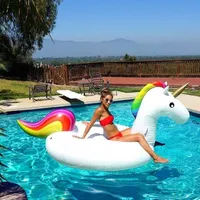 Unicorn inflatable couch