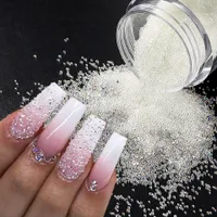 Design decorations for luxurious decorated nails with mini beads - more color variants