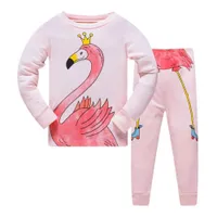 Set de pijamale din bumbac pentru fetițe adorabile