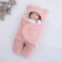 Nadýchaný fleecový spací pytel pro novorozence - kokonová přikrývka pro miminka, chlapce a dívky