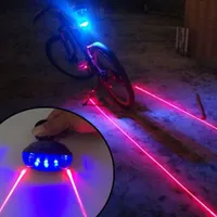 Vodotěsné cyklistické zadní LED světlo