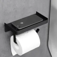 Porte-rouleau de papier toilette moderne et pratique pour salle de bain