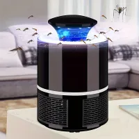 Automatic silent mosquito lamp with household suction