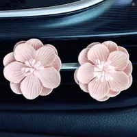Luxusní difuzér na provonění interiéru automobilu ve tvaru květin 2ks Shinsuke