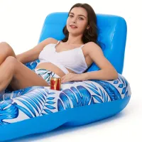 Inflatable position couch with backrest for relaxing by the pool - Make your party more enjoyable