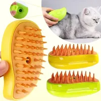 Brosse à vapeur 3 en 1 pour chiens et chats avec fonction de massage