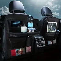 Car organizer with tablet holder - Folding table