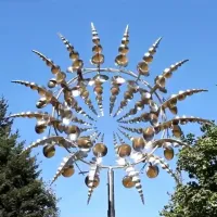 Metallic Windmill™ | Get ready for a dazzling wind garden