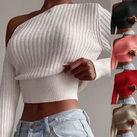 Women's sweater with exposed shoulders - elegant and comfortable sweater for everyday wear