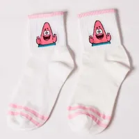 Women's socks with characters from Spongebob - 5 variants