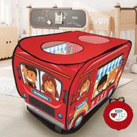 Interactive fairy tale house on the bus - Automatically spread out for hours of outdoor entertainment for children