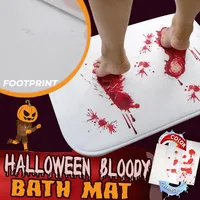 The mat changing the color of bloodTM © It's time for spooky moments in the bathroom