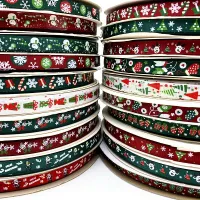 Modern Christmas ribbons for Nicholas gifts