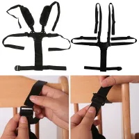 Baby five-point seat belt for pushchair