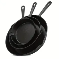 Cast iron frying pan