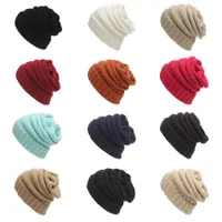 Winter stylish women's knitted warm hat Furtalk