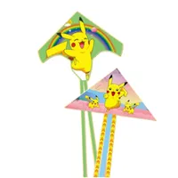 Cerf-volant pour enfants avec motifs de Pokémon Pikachu et corde