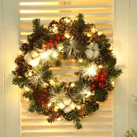 Christmas wreath for doors, windows and walls to create Christmas atmosphere at home