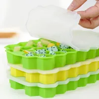 Practical silicone form for ice cubes - ideal for summer celebrations and ice cream