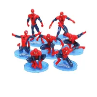 Set trendy de obiecte de decor pentru tort - Spiderman