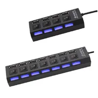 USB Hub 2.0 high speed multiport and independent switches