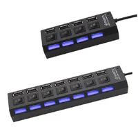 USB Hub 2.0 vysokorýchlostné multiportové a nezávislé prepínače