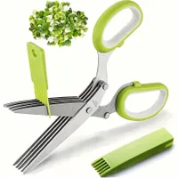 Multipurpose kitchen scissors made of 5-layer stainless steel for herbs, algae and vegetables - necessary helper in the kitchen