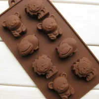Chocolate form with animals