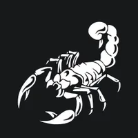 Scorpion car sticker