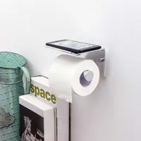 Aluminium toilet paper holder