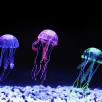 Mű medúza világítása az akváriumba - dekoráció