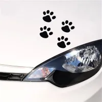 Stickers for car in the motif of paws