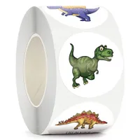 Children's cartoon stickers with dinosaurs - 100 pcs