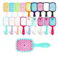 Professional hair brush against static energy - several color variants