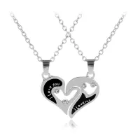 Romantic necklace for couples