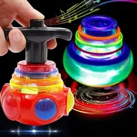 Colour spinning toy with trigger