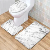 Łazienka z marmurowym wzorem