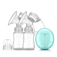 Automatic double breast pump