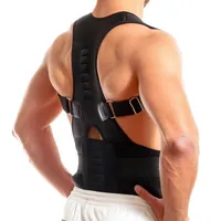 Magnetic back brace for posture