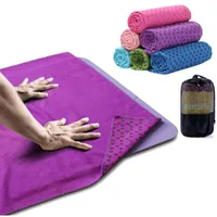 Serviette antidérapante de qualité pour le yoga et autres sports