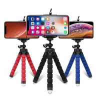 Flexible octopus tripod for mobile phone