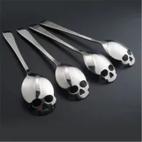 Ice cream spoon Skull Head