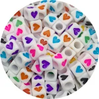 100pcs mix of stringing beads