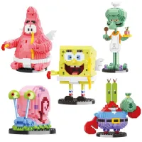 Set de construcție a personajelor SpongeBob SquarePants și prietenii săi