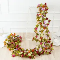 Artificial floral garland to revive the interior