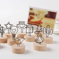 Creative metal stand for photos in various shapes